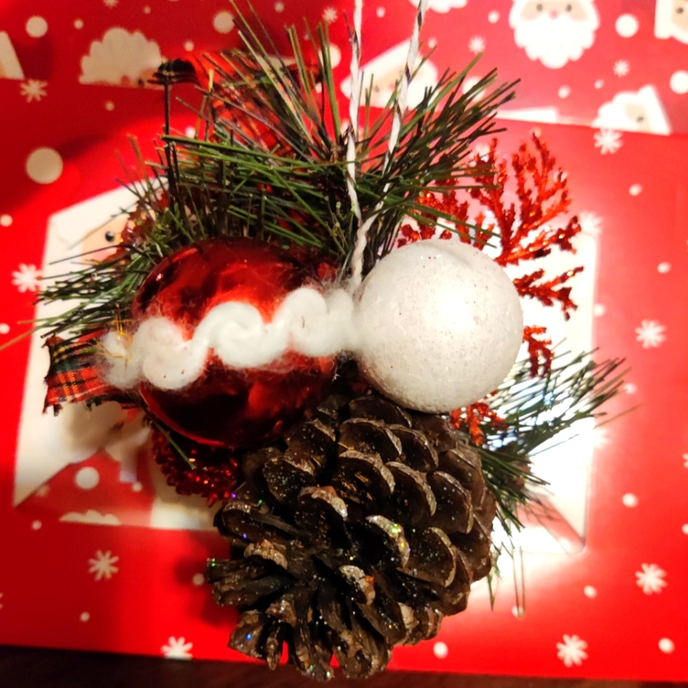 Pinecone ornaments